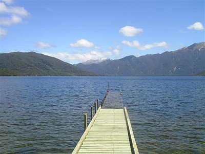 Lake Hauroko the deepest and sometimes windiest, lake in New Zealand